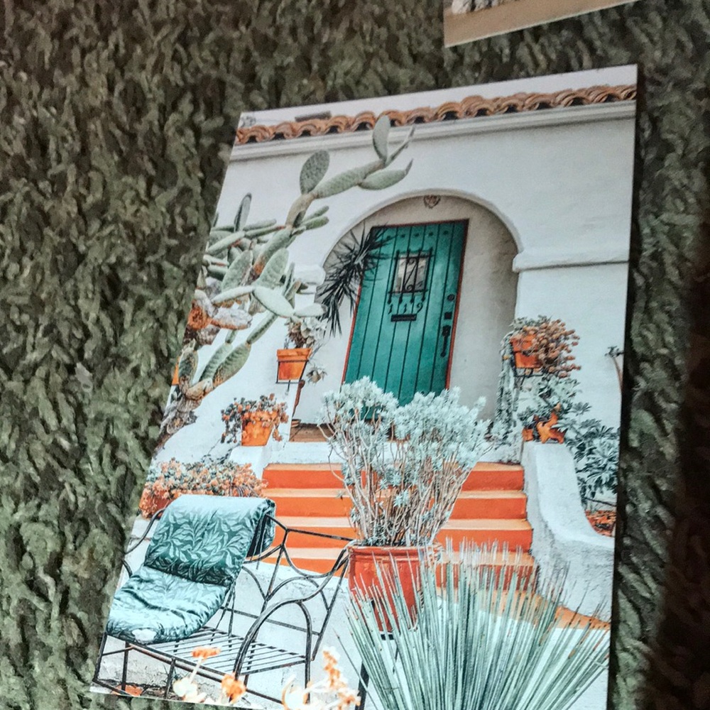 sweet peach collage wall set